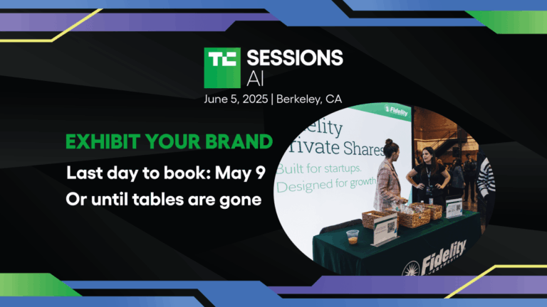 Secure Your Spot: Book Your Exhibit Table for TechCrunch Sessions: AI Before the May 9 Deadline!