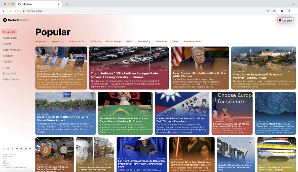Discover Particle's AI-Powered News Reader: Now Available on the Web!