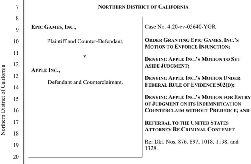 Epic Games Celebrates Legal Win in Apple Antitrust Battle: Key Ruling Explained