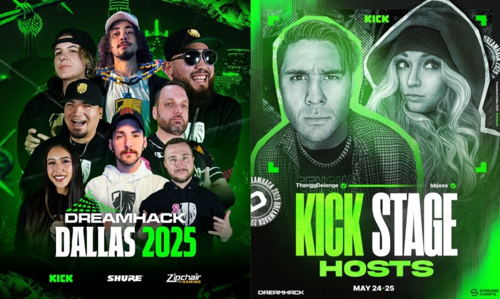 Kick Unveils Exciting Programming Lineup for DreamHack Dallas 2025!