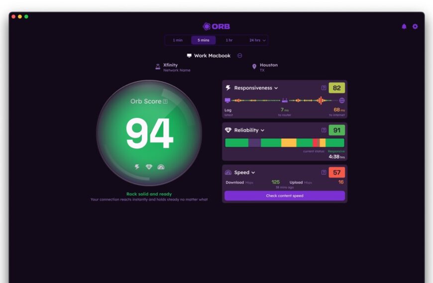 Orb: The Game-Changing App by Ookla's Former CEO for a Comprehensive Internet Connection Overview