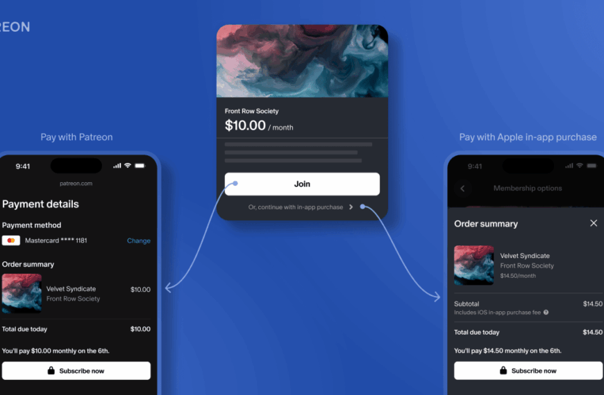 Patreon App Now Accepts Web Payments Thanks to Recent US App Store Updates!